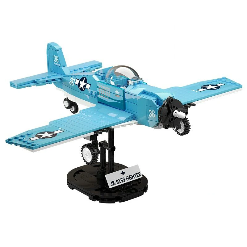 WW2 Military Series Aircraft Building Block DF-109 ME262 P51 P40 German-Soviet Aircraft Assembly Model Children\'s Toys