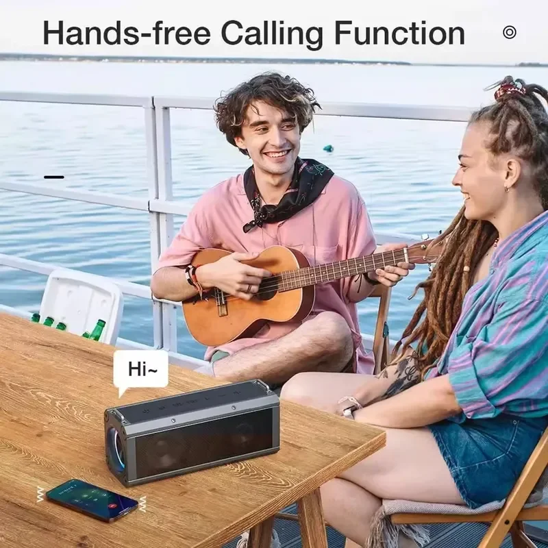 2026 Latest BW-WA3 PRO for Wireless Speaker 120W Portable Bluetooth Speaker with RGB Lights Bass Boost Outdoor Indoor Party