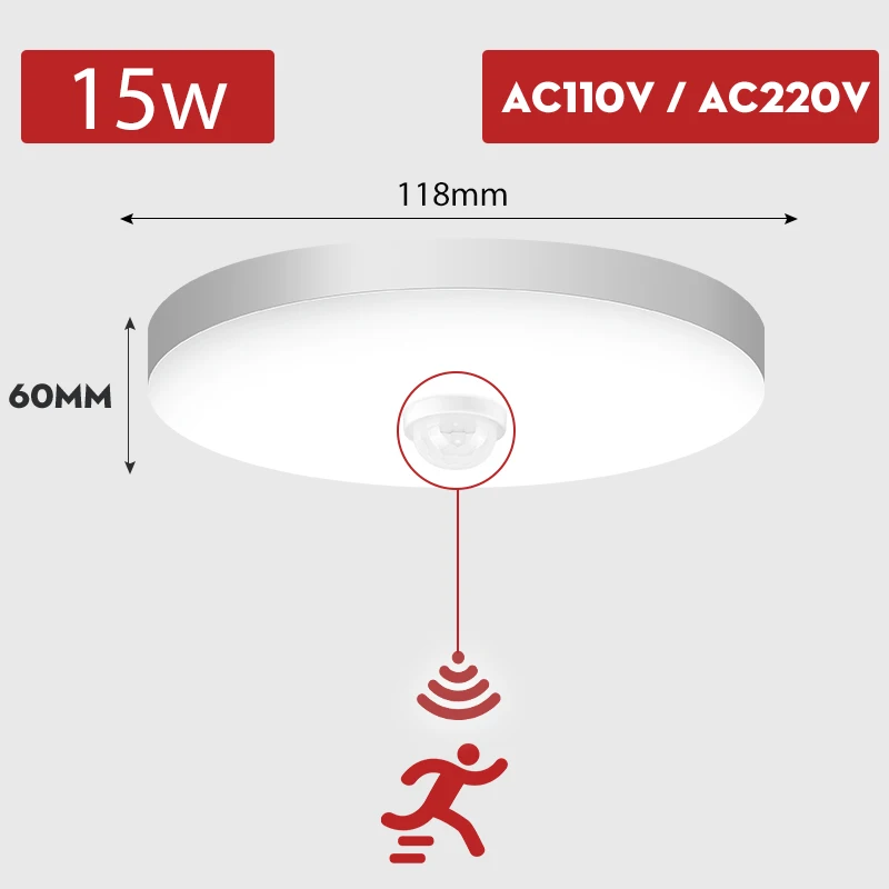 LED Deckenlampe mit Bewegungsmelder 4