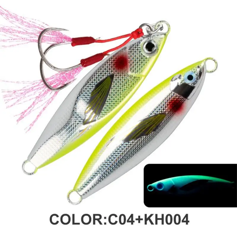 Luminous Lure Bionic Design Bait Metal Lure Bait Fake Bait Precise Fish Luring Sizzling Lure 3d Fisheye Lure Lure Cast Far