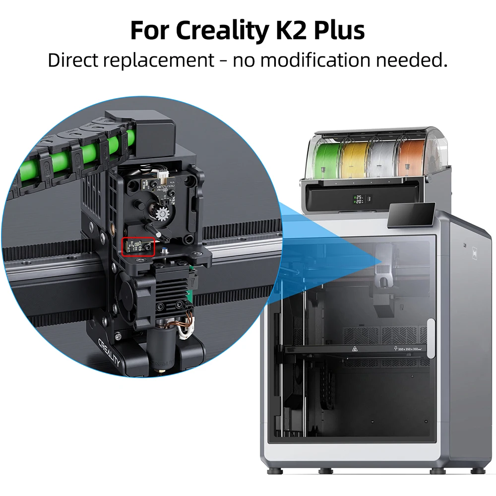 Für Creality K2 Plus Cutter Hall-Sensor-Platine, direkter Ersatz, magnetische Hall-Sensor-Technologie für K2 Plus 3D-Druckerteile – Detail 4