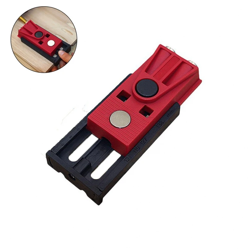 

Woodworking Hole Punch Locator Drill Gude Locator Kits Pocket Hole Fixture Inclined Hole Punch Woodworking Aid Machinery Parts