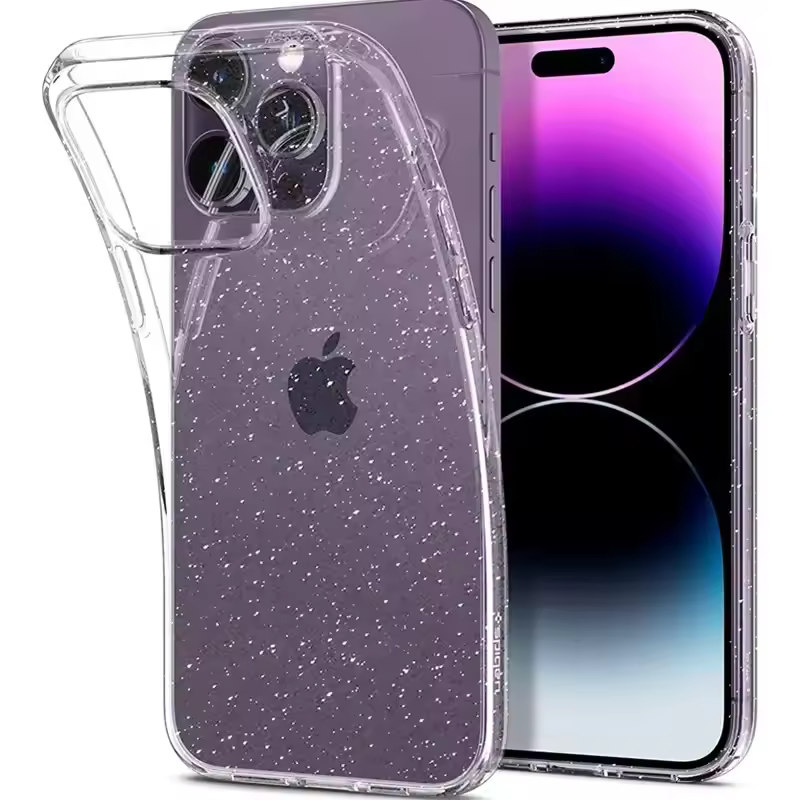 Carcasa transparente brillante iPhone 13