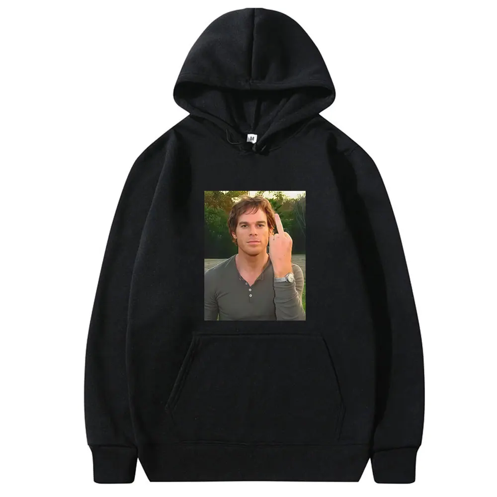 

Funny Dexter Morgan Hoodie Men Women Fashion Oversized Hooded Tracksuit Male Vintage Pullover Man Casual Fleece Cotton Hoodies