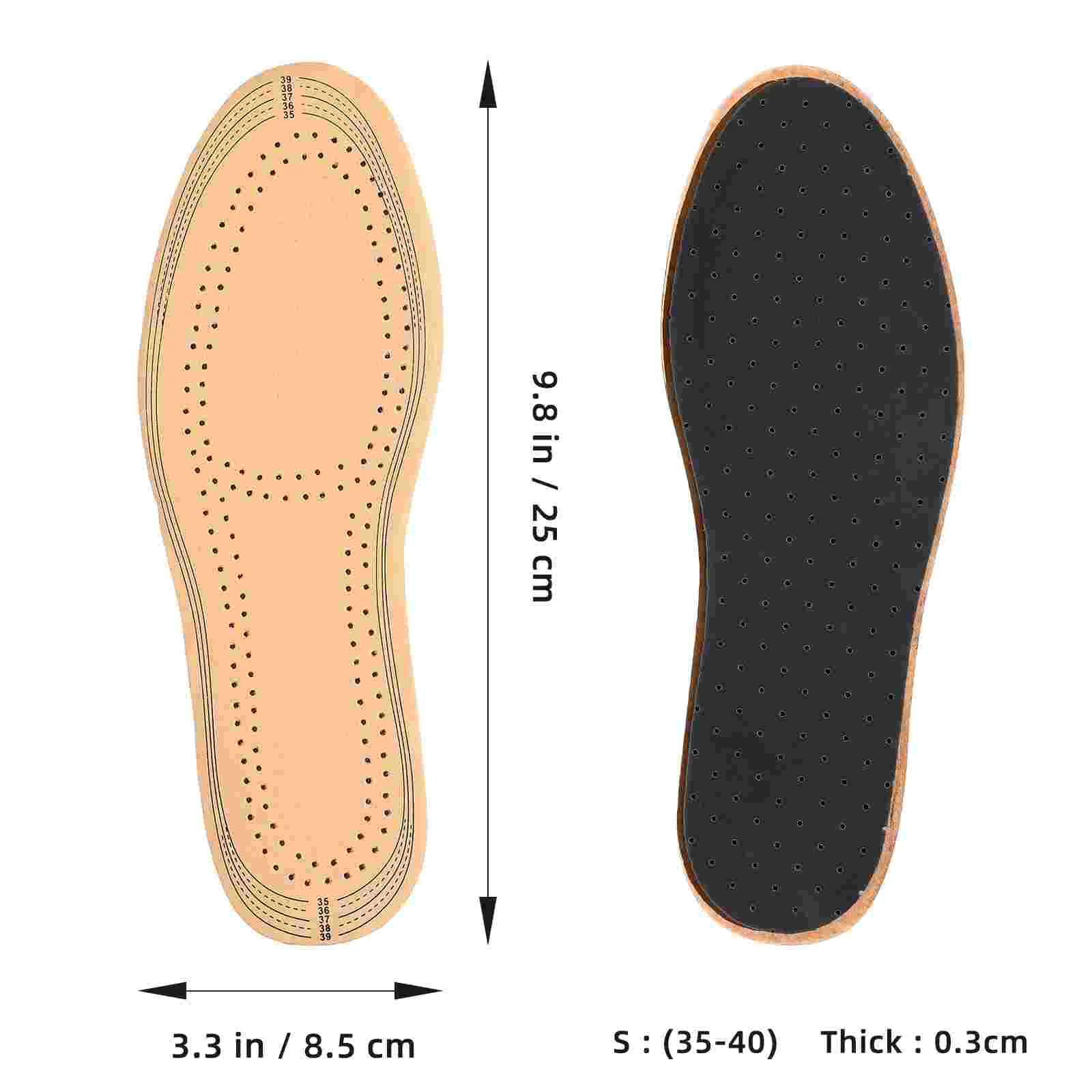 Solette per piedi Tappetino per impugnatura per scarpe per uomo Umidificatore d'aria Inserti smorzanti Purificatore da uomo ultra sottile