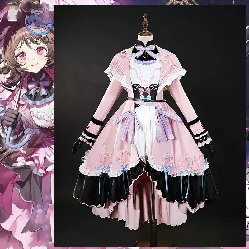 

Arknights Eyjafjalla Christmas Party Gorgeous Uniform Accessories Props Complete Set KKcos