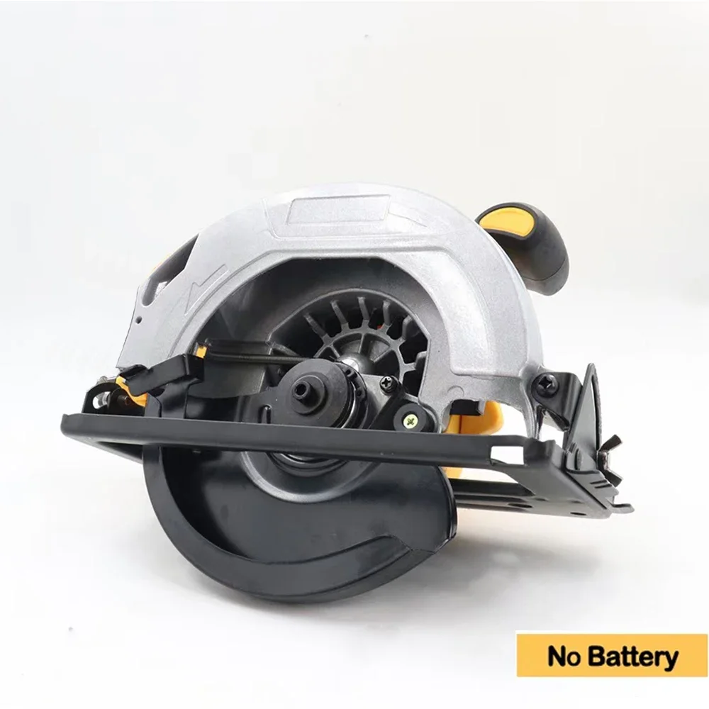 7 Inch Brushless Electric Circular Saw Cordless High Power Board Cutting Machine Woodworking Power Tools Fit Dewalt 18V Battery