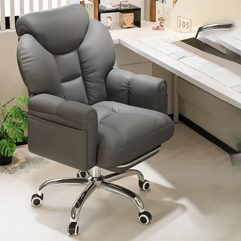 

Lumbar Nordic Office Chair Comfortable Luxury Relax Comfy Cute Gaming Chair Swivel Ergonomic Chaise De Jeux Gaming Furniture