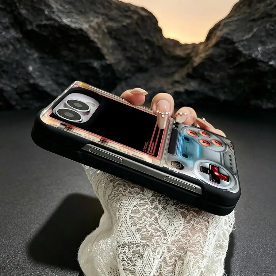 Art Pattern Advanced Gaming Console Case for Apple iPhone 18Pro Max Duo 18 Pro Phone Cover