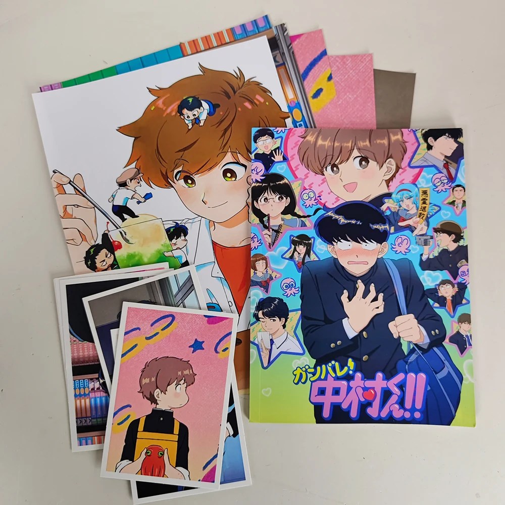 Go for It, Nakamura! Art Collection Book Illustrations Album Book Characters Card Poster Postcard