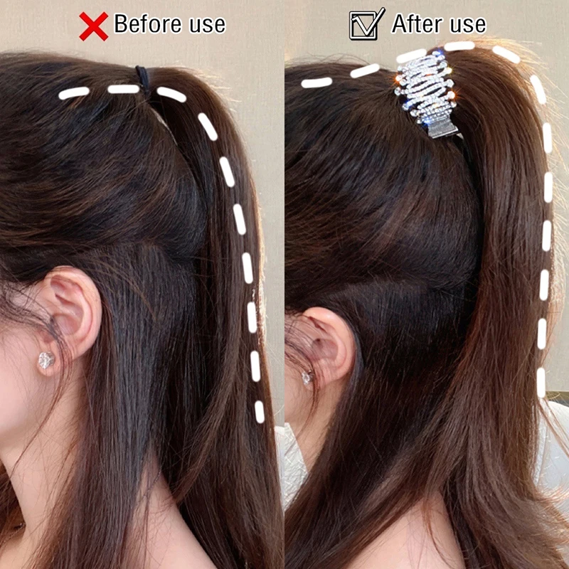 Mode hohe Pferdes chwanz Haar Kralle einfache unregelmäßige Metall Haarnadeln für Frauen Mädchen Styling-Tools Haarschmuck Kopf bedeckungen Geschenke