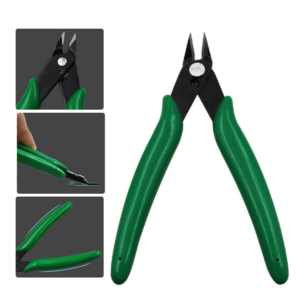 Diagonal Plier Cable Cutter Long Soft Tools Grip Grips Jaw Sturdy Tool Steel Practical Trimming Plastic Products