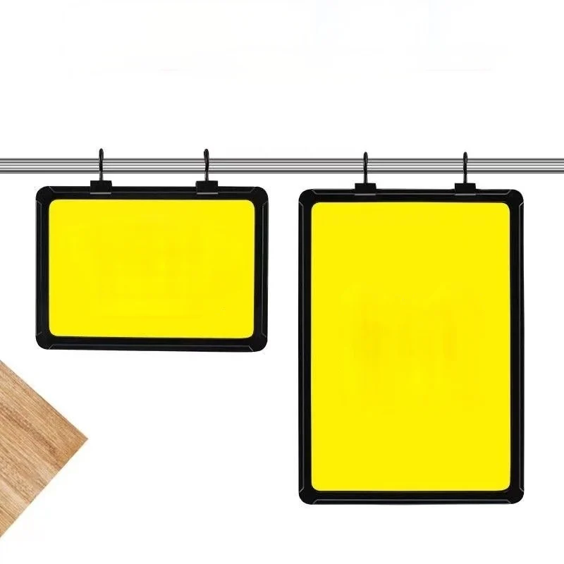 5 Pieces A5 148x210mm Supermarket Promotions Price Poster Frame Hook Hanging Pop Clip Advertising Price Label Sign Holder Clip