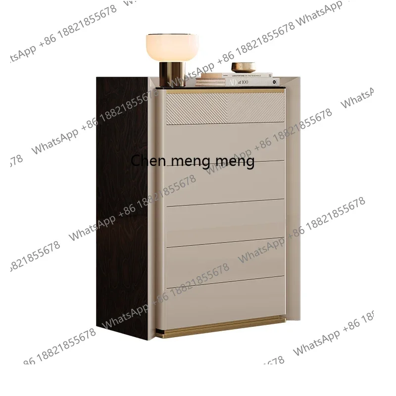 Italian high-end light luxury chest of drawers cloakroom jewelry jewelry cabinet minimalist bedside cabinet