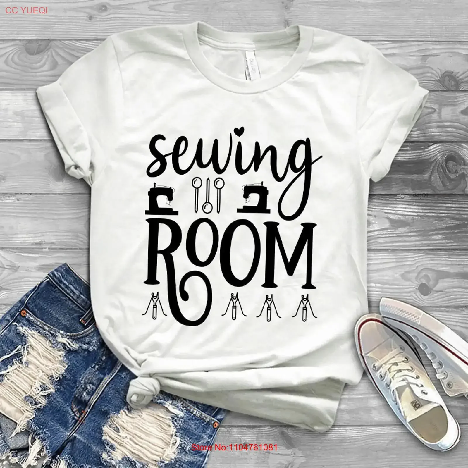 Sewing Room Quilting T Shirt vintage Washed Breathable Versatile Unisex homme graphic designer clothes Casual fashion Stretched