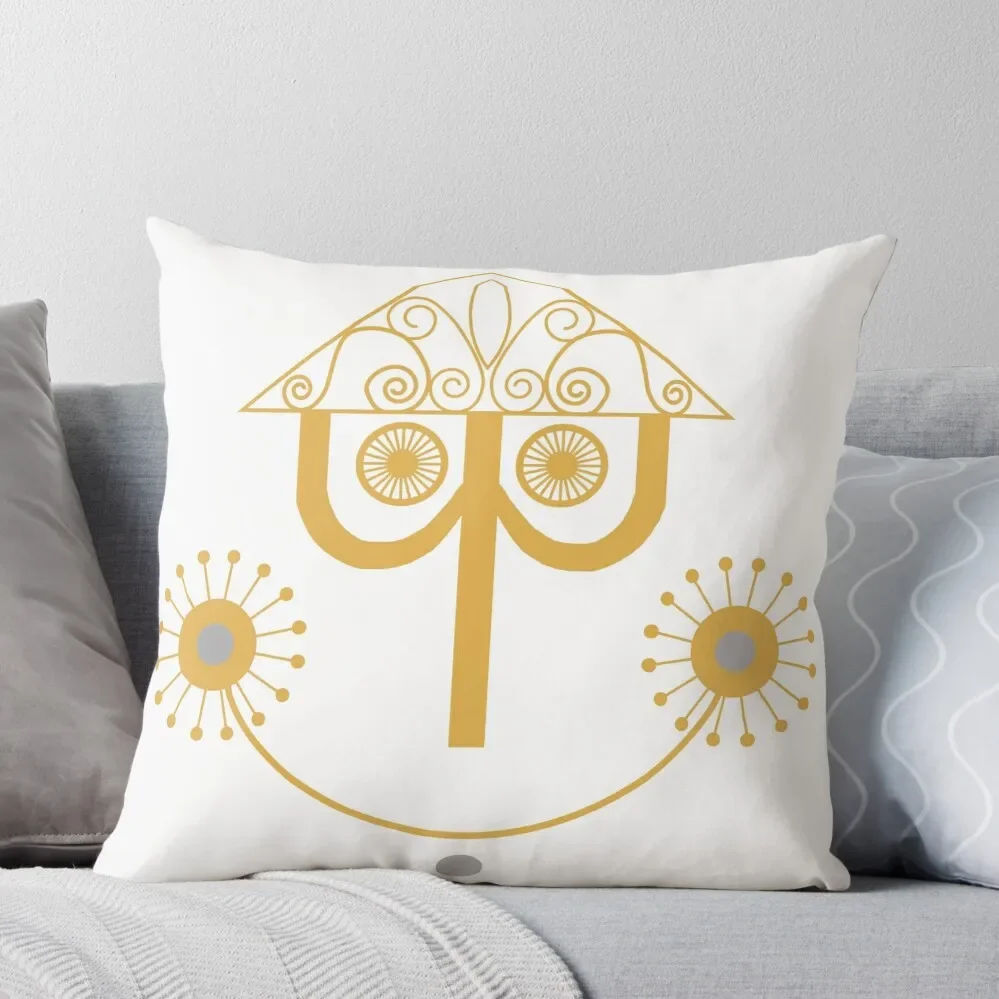 

Small World Clock Throw Pillow Custom Cushion pillows decor home