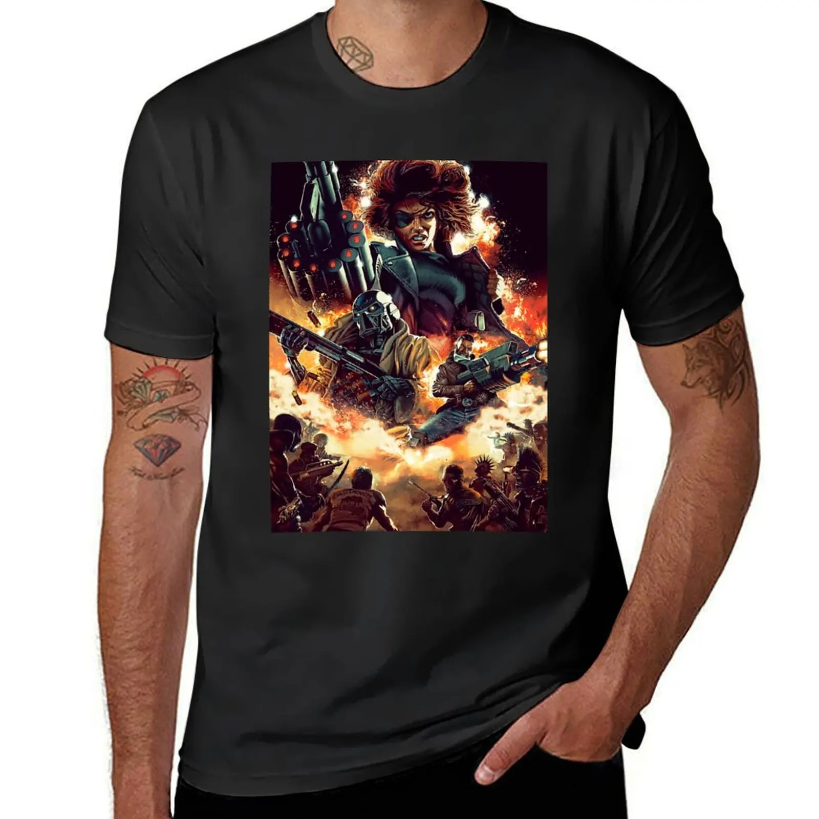 

Huntdown Deluxe Artwork T-Shirt shirts graphic tees funnys sweat heavyweight t shirts for men