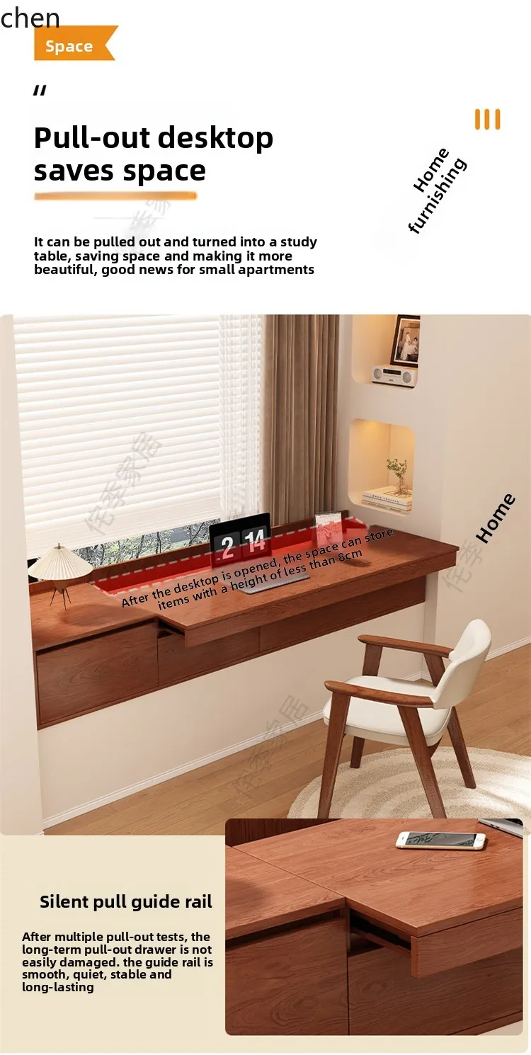Bay Window Table Window Sill Drawer Storage Cabinet Bedroom Home Storage