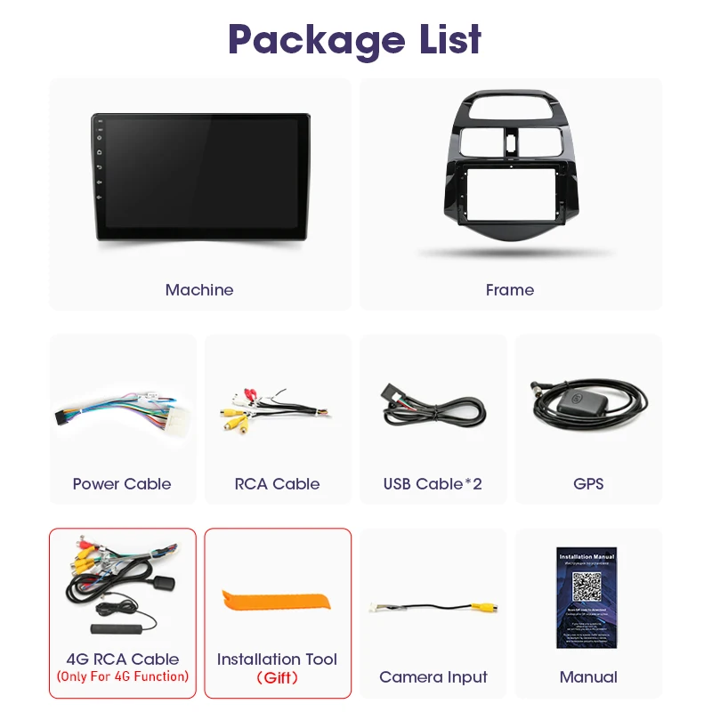 Radio samochodowe Develuck Android dla Chevrolet Spark Beat Matiz Creative 2019-2016 Nawigacja GPS Multimedialny odtwarzacz wideo Stereo DVD — zdjęcie 7