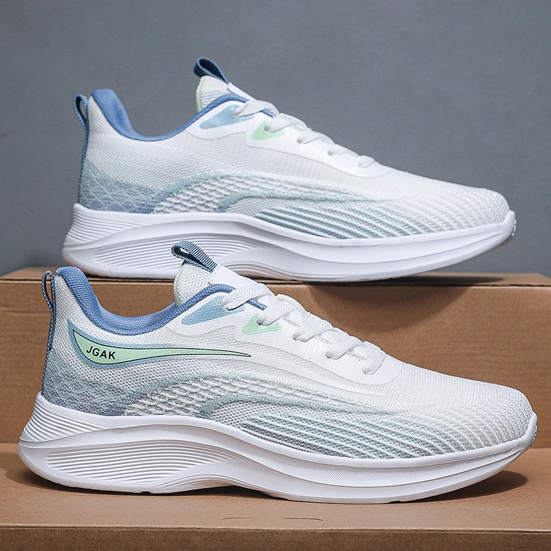 

Casual sports shoes new men's four season comfortable fashion light outdoor thick sole anti slip wear-resistant casual sneakers