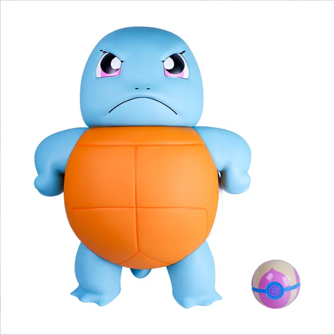 42CM Pocket Monster Figure Large Stubborn Squirtle Action Figura Model