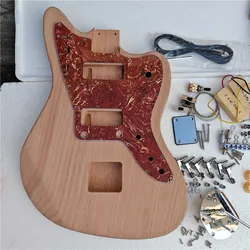 Semi Finished Electric Guitar,No Paint Mahogany Body&Rosewood Fingerboard With All Hardware BJ-589