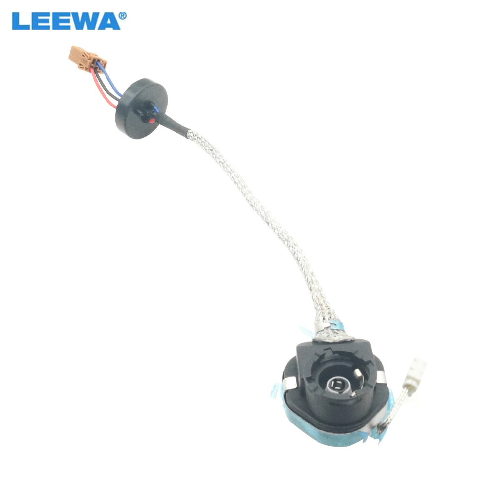 LEEWA  1X Car LED HID Bulb Wire Headlight Plug Adapter For Panasonic Ballast D2S D2R Socket Auto Light Ignitor Igniter Harness