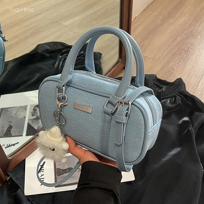 Women's Handbag Single Shoulder Crossbody Bowling Bag 2024 New Fashion Trend Leisure Large Capacity Commuting Bag