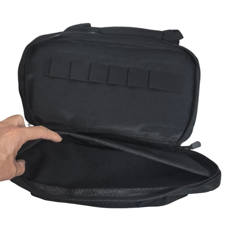 Double Layer Padded Storage Bag Multi Pocket Equipment Organizer Carry Case Portable Gear Travel Outdoor Accessories