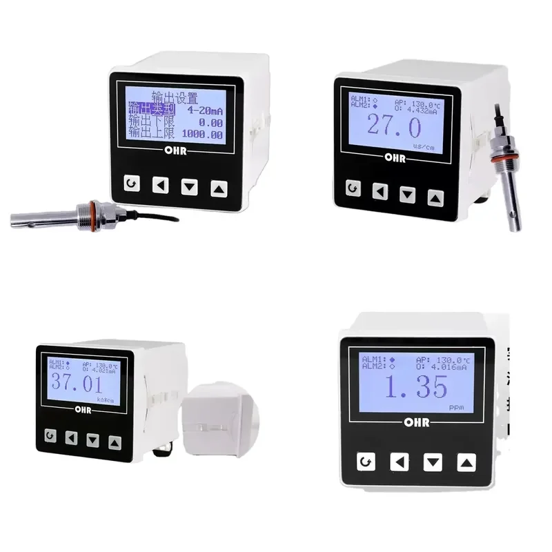 Industrial Online Conductivity Meter Water Quality Detection Monitor with Electrode Sensor for Continuous Monitoring