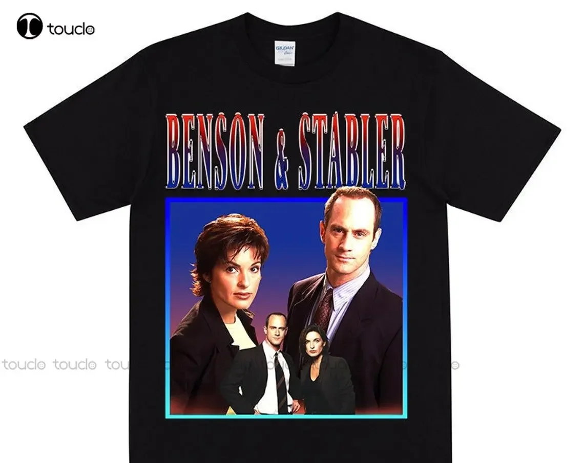 Benson & Stabler  T-Shirt Especially Heinous Law And Order Svu Vintage 90S Style Tee Pop Culture Tshirt Custom Gift Xs-5Xl