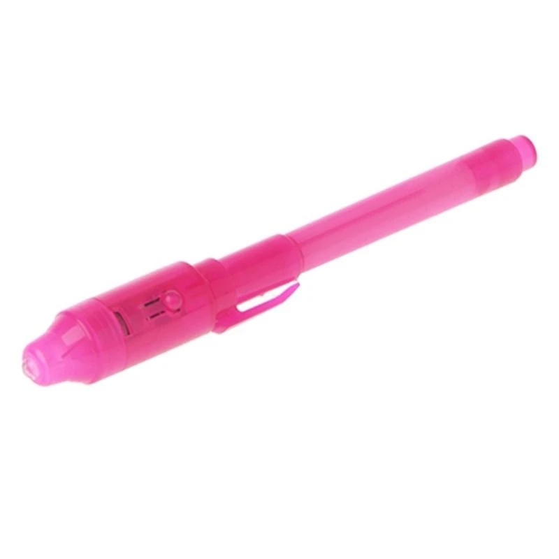 6Pcs/Set Invisible Pen Built in UV Light For Pen Safety To Use