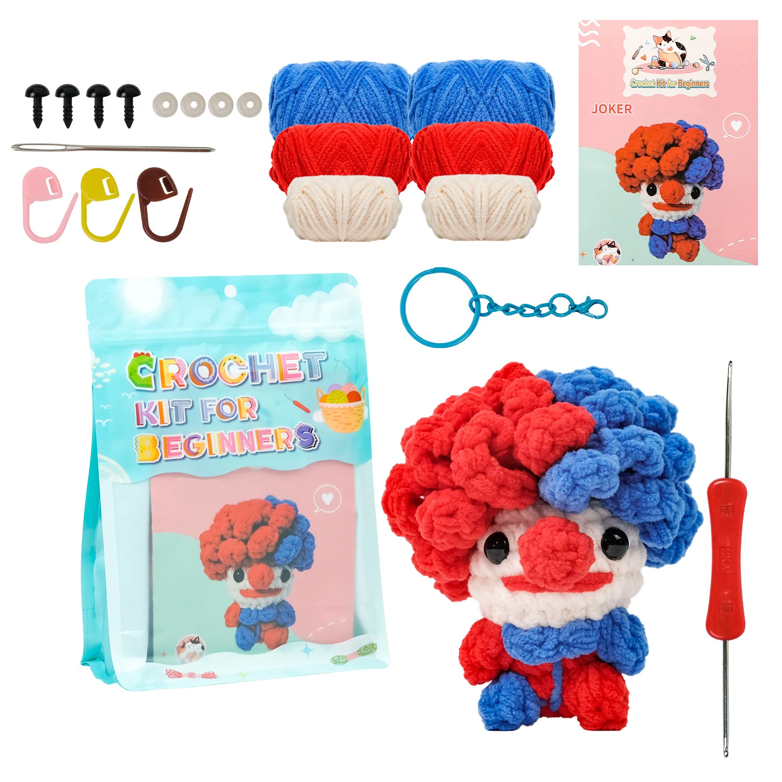 Beginner Crochet Kit with Tutorials 4