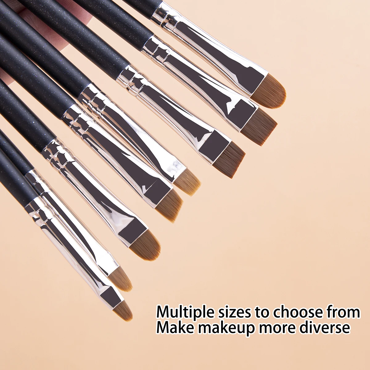 眉毛コンシーラーブラシ フラットアイブロウブラシ 角度付き超薄型アイラインコンシーラーメイクブラシ 精密メイクアップコンシーラーブラシ