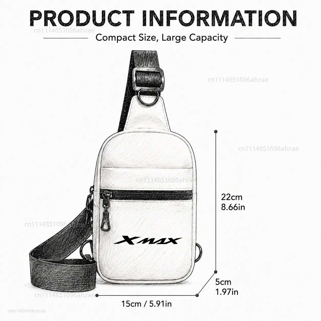 Motorcycle 2In1 Multi-functional Waist Bag Chest Bag Outdoor Travel Bag For YAMAHA XMAX300 XMAX400 XMAX X-MAX XMAX 125 XMAX250