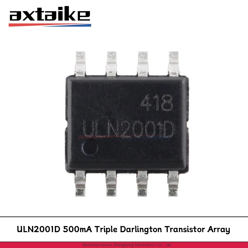 

10/20PCS ULN2001D SOP-8 ULN2001 ULN2001DS 500mA SMD Triple Darlington Transistor Array IC