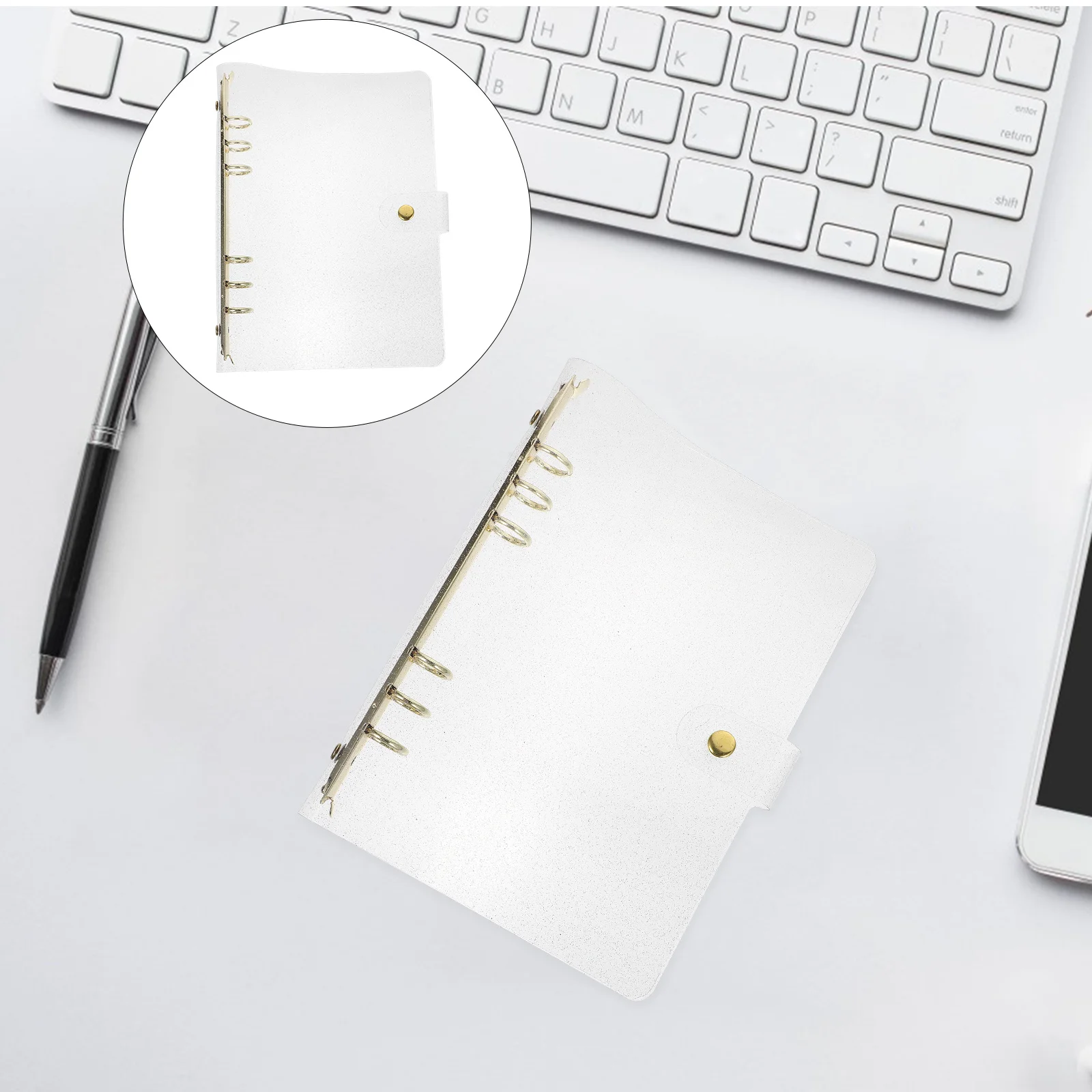 ปกสมุดโน้ตสร้างสรรค์วัสดุพีวีซีไดอารี่สมุดบันทึกกรณีหนังสือน้ำหนักเบาขนาดเล็กไอเดียของขวัญปกสมุดโน้ตอุปกรณ์การเรียน