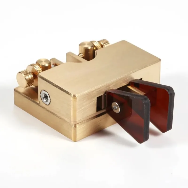 JCY 56 مفتاح التلغراف النحاسي مفتاح تلقائي ثنائي المجداف المغناطيسي CW مفتاح مورس مفتاح راديو لحم الخنزير #2