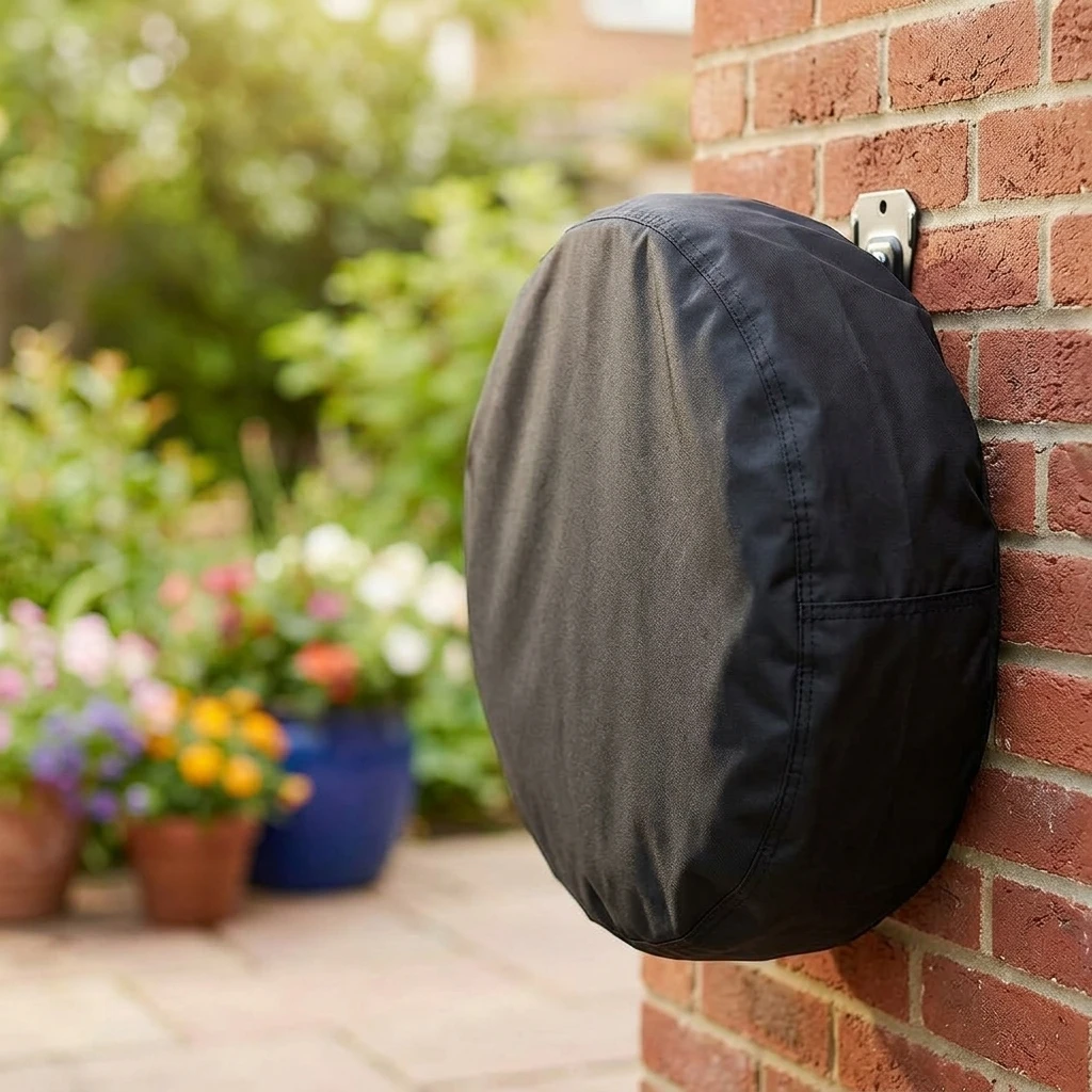 Hose Hanger Cover Waterproof Garden Hose Storage Sleeve for Outdoor Patio Balcony UV Resistant Oxford Cloth Protector