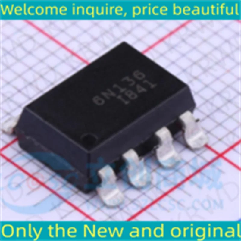 10PCS 6N136 New and Original IC ChipI 6N136SMT/R  6N136SMT SOP-8