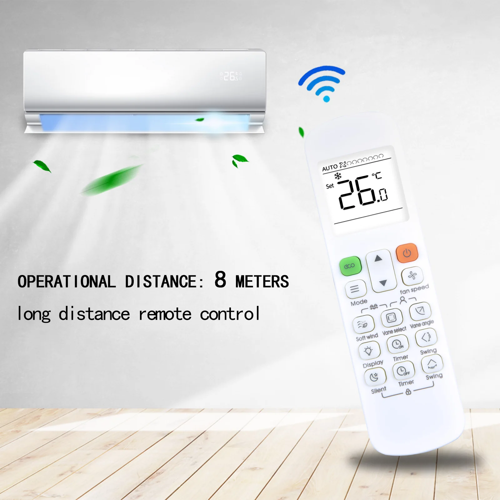 Remote control RM12F for ATOM Midea INTENSITY kaysun air conditioner