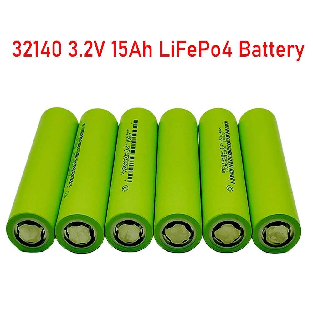 

LiFePo4 100% Original New 32140 3.2V 15Ah Battery for EV E-Tricycle Ebike Emotorcycle Battery Pack Scooter Outdoor Power Suppl