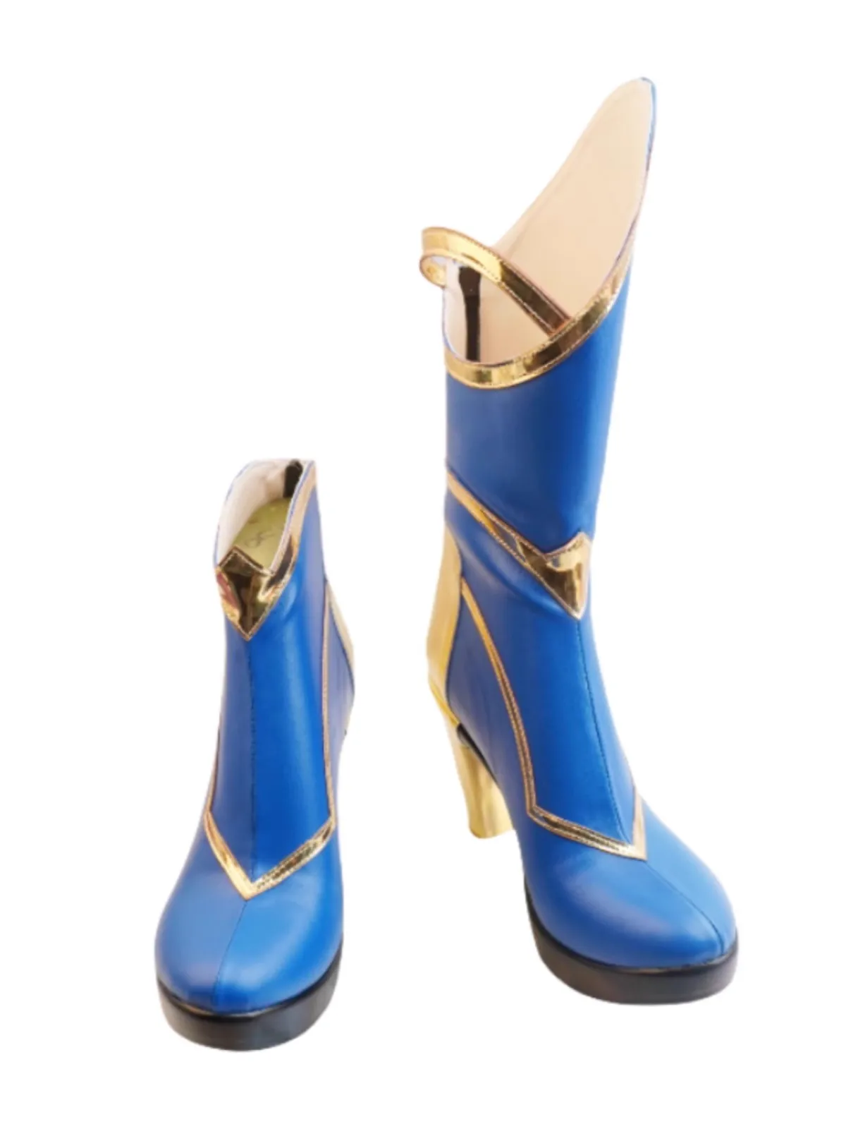 Game LOL Irelia Cosplay Shoes Porcelain New Skin Divine Sword Blade Dancer Irelia Blue Boots Halloween Party Role Play Shoes