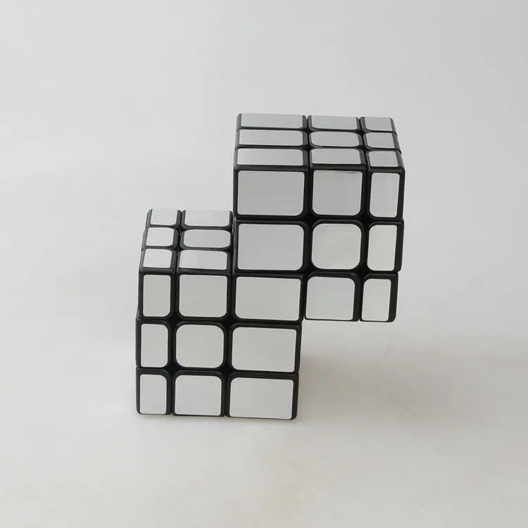 [Krótność] 3x3 Gładkie Lustro Nieregularny Prostokąt Siameska Kostka Połączona Kostka Ograniczone Obrotowe Magiczna Kostka Puzzle dla Dzieci