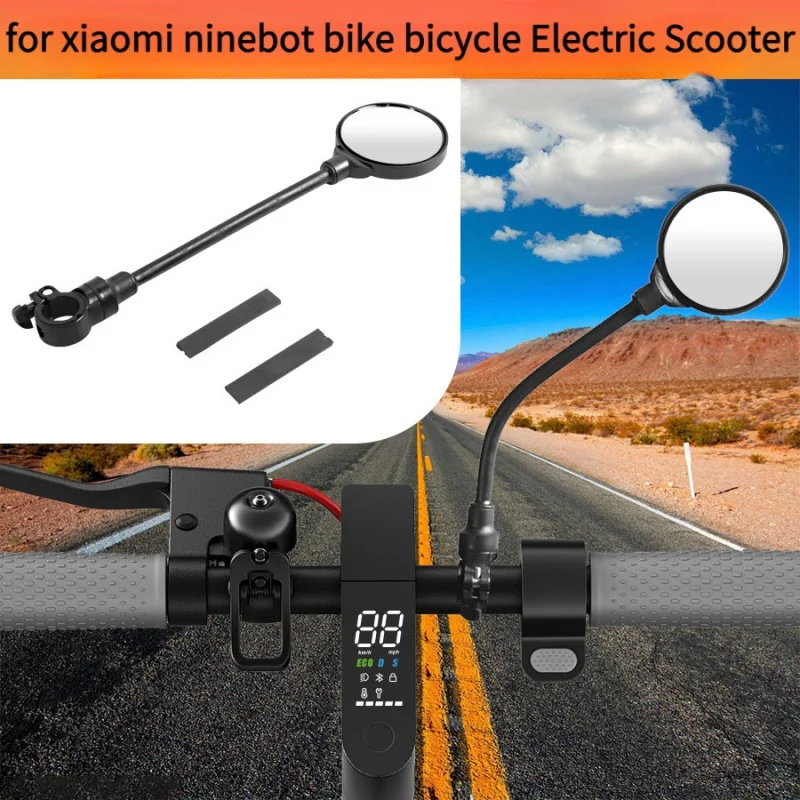 

Rear View Mirror Adjustable 360° Rotation Reflector Handlebar Rearview Mirror for xiaomi ninebot bike bicycle Electric Scooter