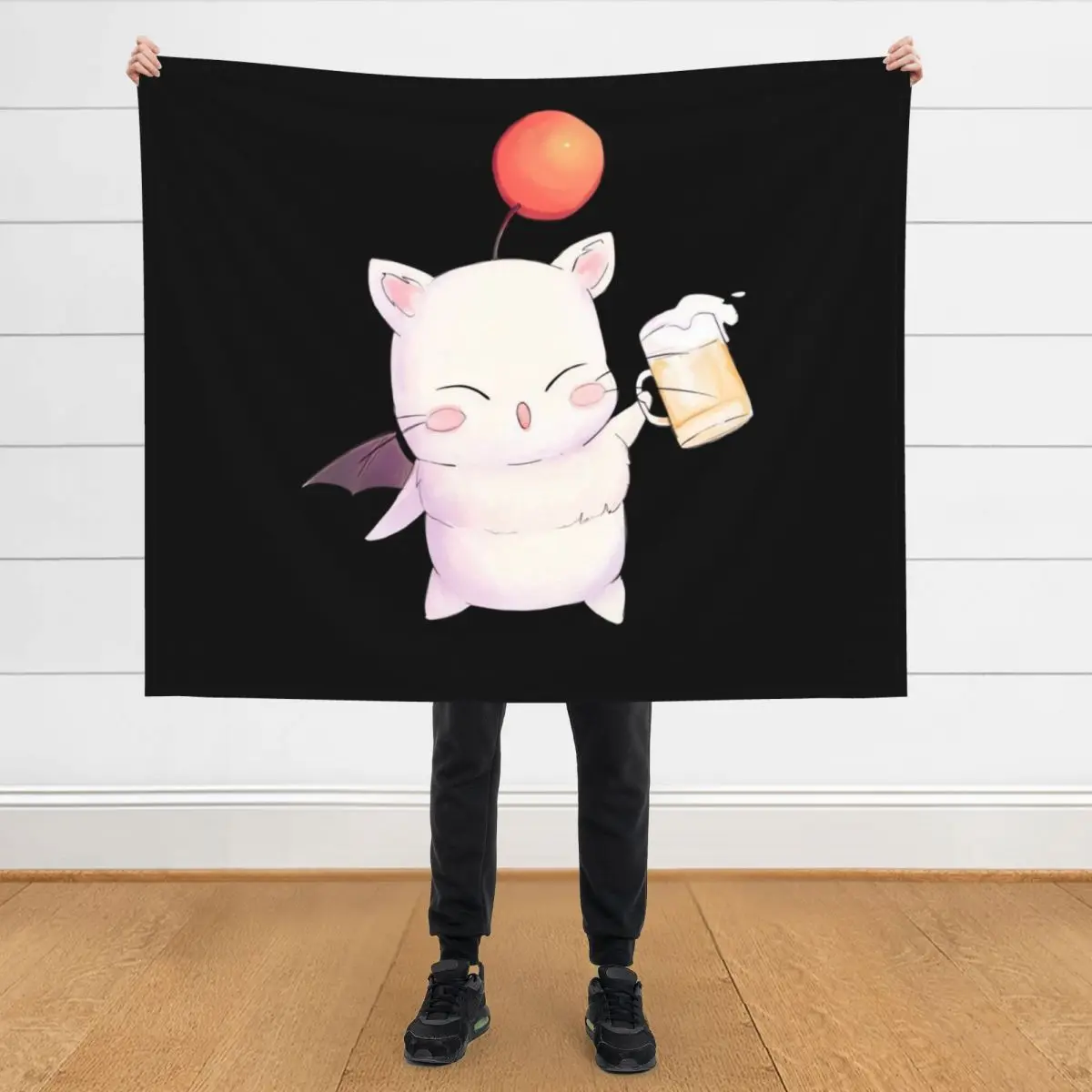 

Moogle\t Throw Blanket anime Weighted Soft Beds For Decorative Sofa Blankets