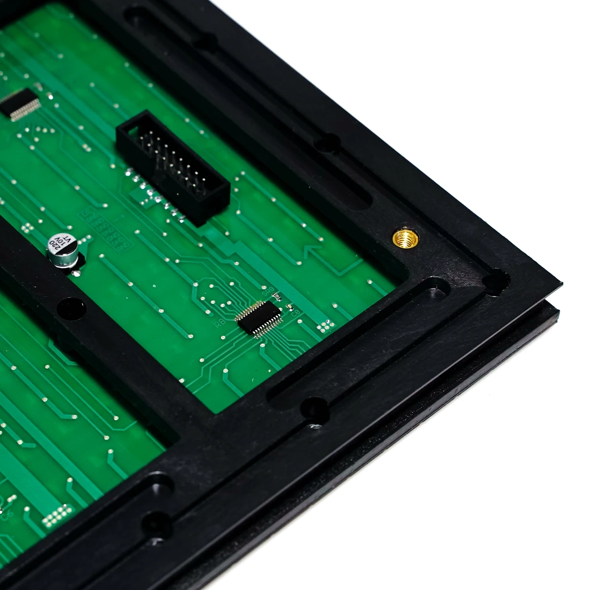 320*160mm P10 Semi-outdoor Single White Red Green Blue Color SMD LED Module 32x16 Pixels
