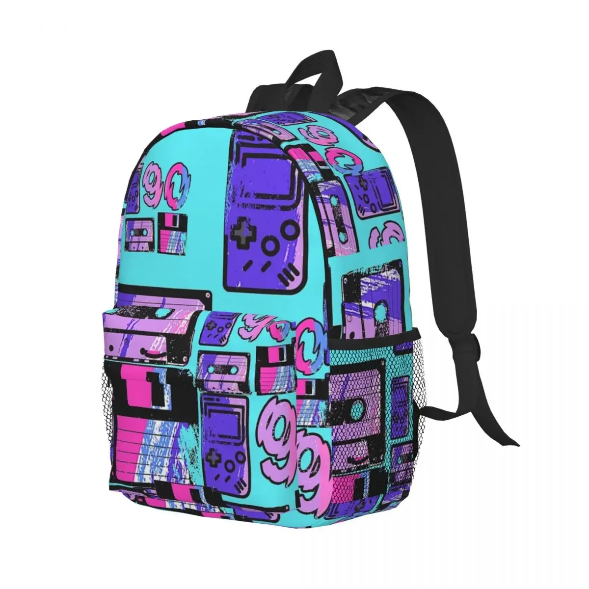 Mochilas de Regreso a los años 90, mochila para niños y niñas, mochilas escolares para estudiantes de dibujos animados, mochila de viaje, bolso de hombro de gran capacidad