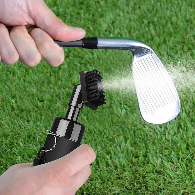 Golf Club Brush Golf Groove Cleaner Club Brush With Press Spray Bottle Multifunctional Golf Club Scrub Brush Lightweight