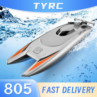 2.4G RC High Speed Boat 805 Waterproof Double Motor Remote Control Professional Speedboat Outdoor Toys Gifts for boys 14+